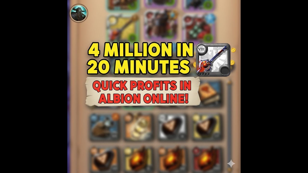 4 MILLIONS IN 20 MINUTES | ALBION ONLINE | CURSED STAFF
