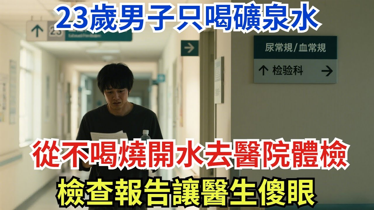 23歲男子只喝礦泉水從不喝燒開水,去醫院體檢,檢查報告讓醫生傻眼#社会奇闻 #改编事件 #人间百态 #非凡视角 #人间奇闻录