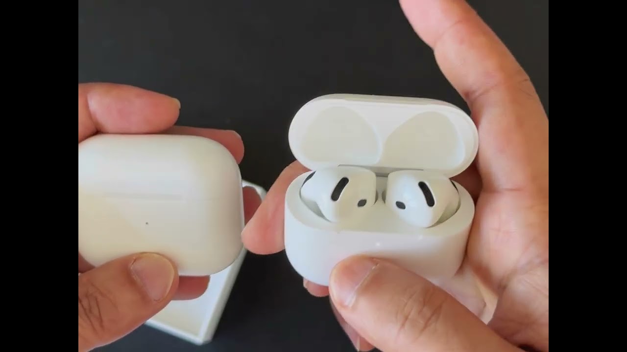 AirPods 4 unboxing and AirPods 3 comparison