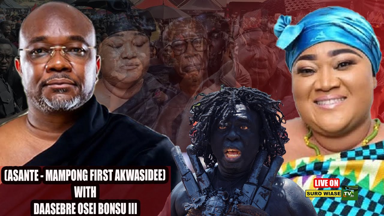 Live Now: Asante MampongHene Daasebre Osei Bonsu III, first Akwasidae After Enstoolment