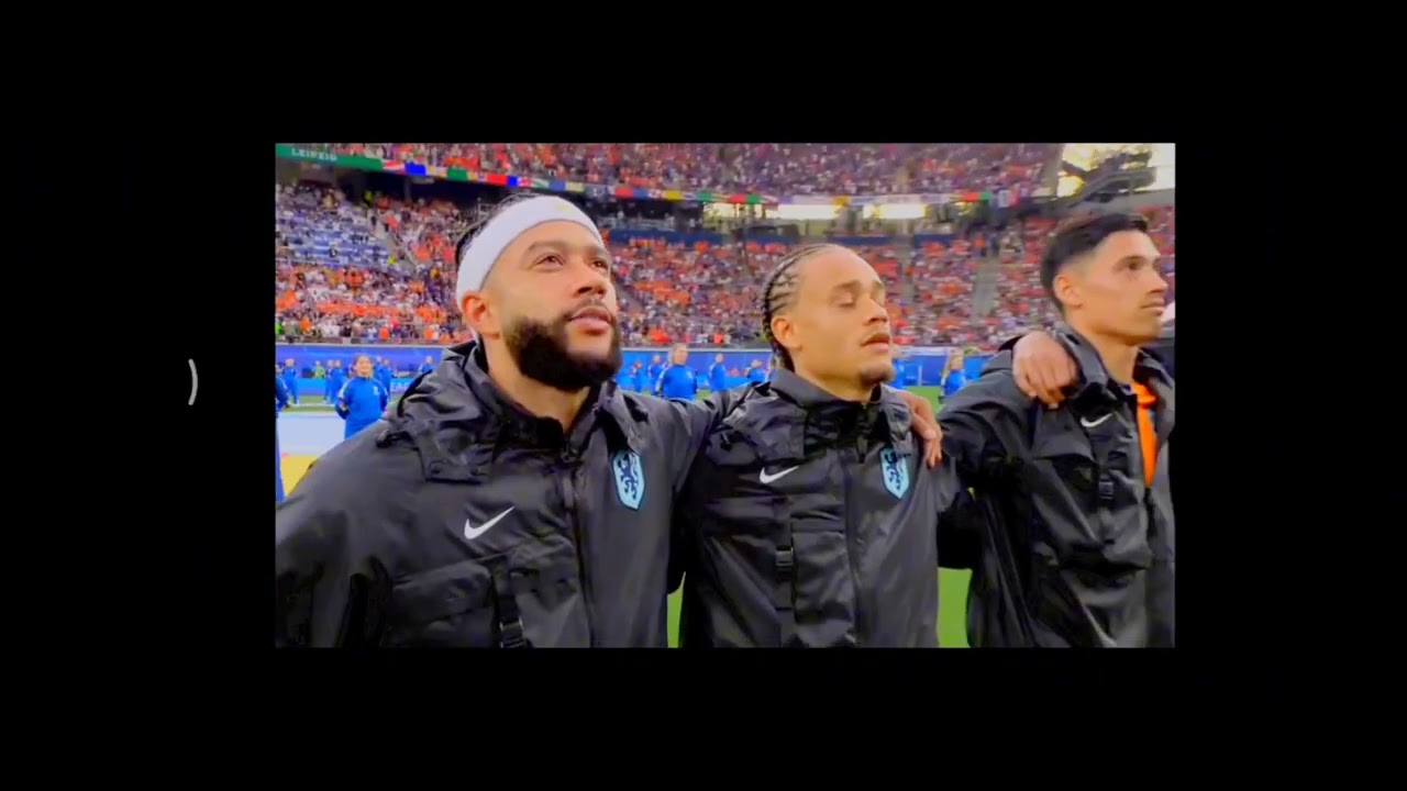 France vs Netherlands National Anthem - EURO 2024