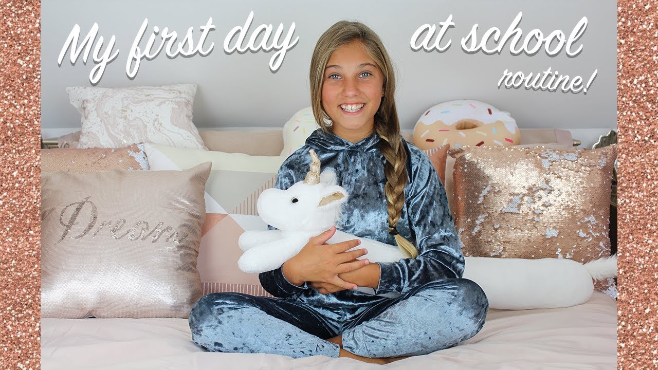 First Day of School Routine! (at a new school!) | Rosie McClelland