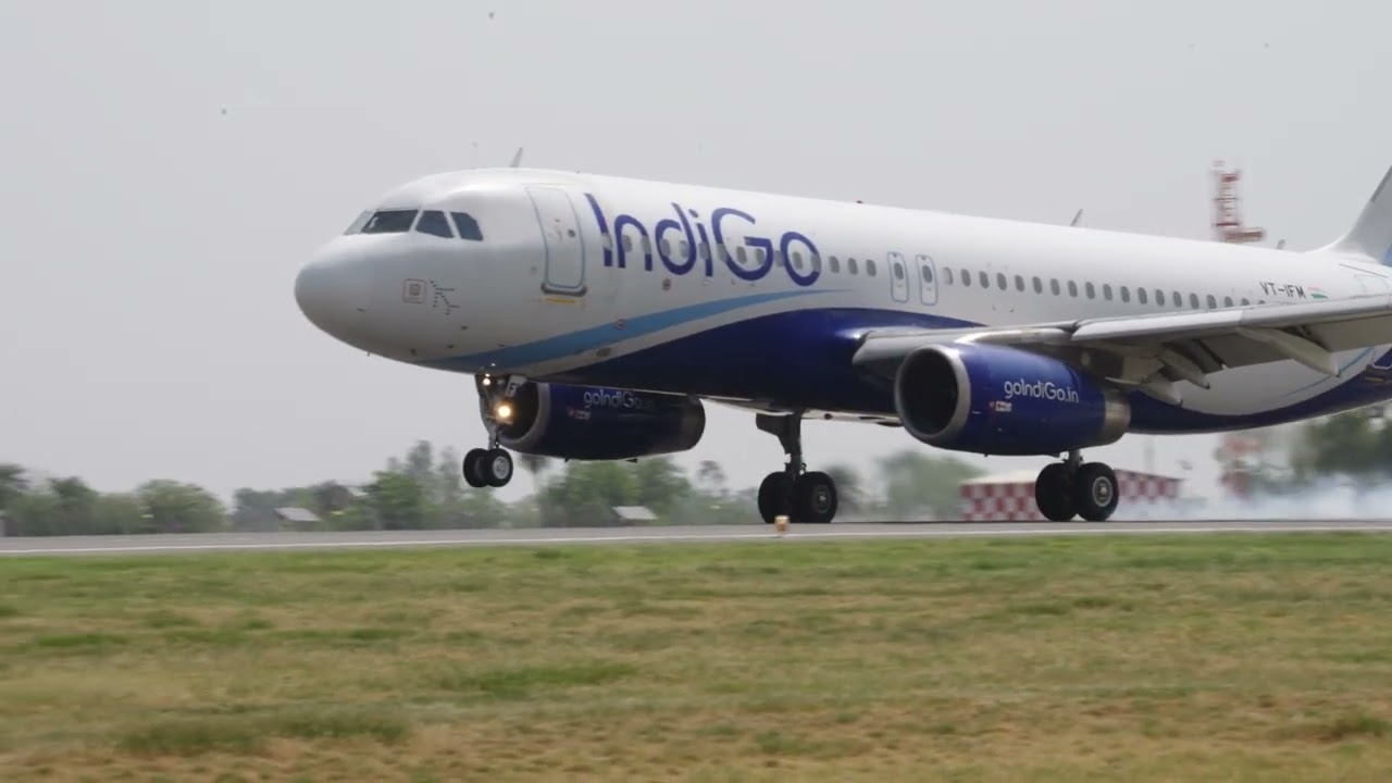 Noida International Airport | The First Arrival |  @IndiGo6E
