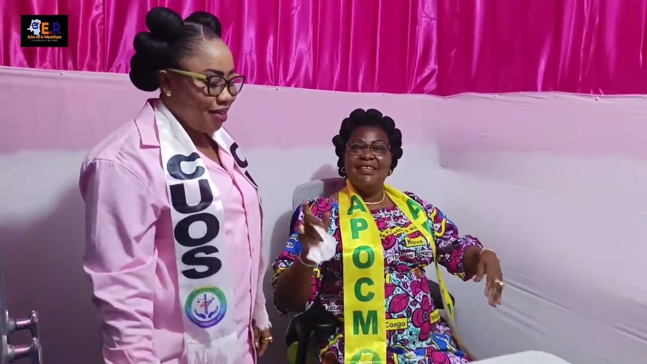 Hon. Marie-Josée NIONGO NSUAMI, inaugure le Bureau urbain de l'ordre des sages femmes