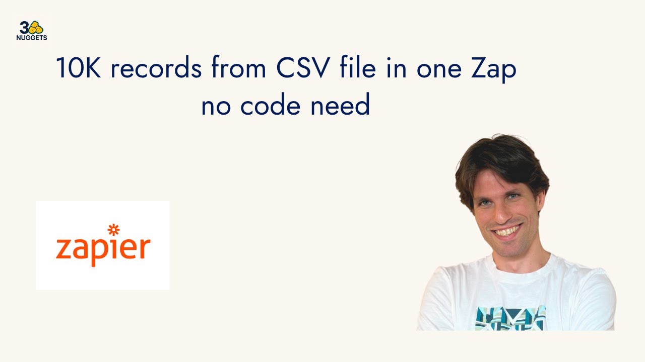 How to use Zapier Functions to analyze CSV files with nocode and Python 🟧