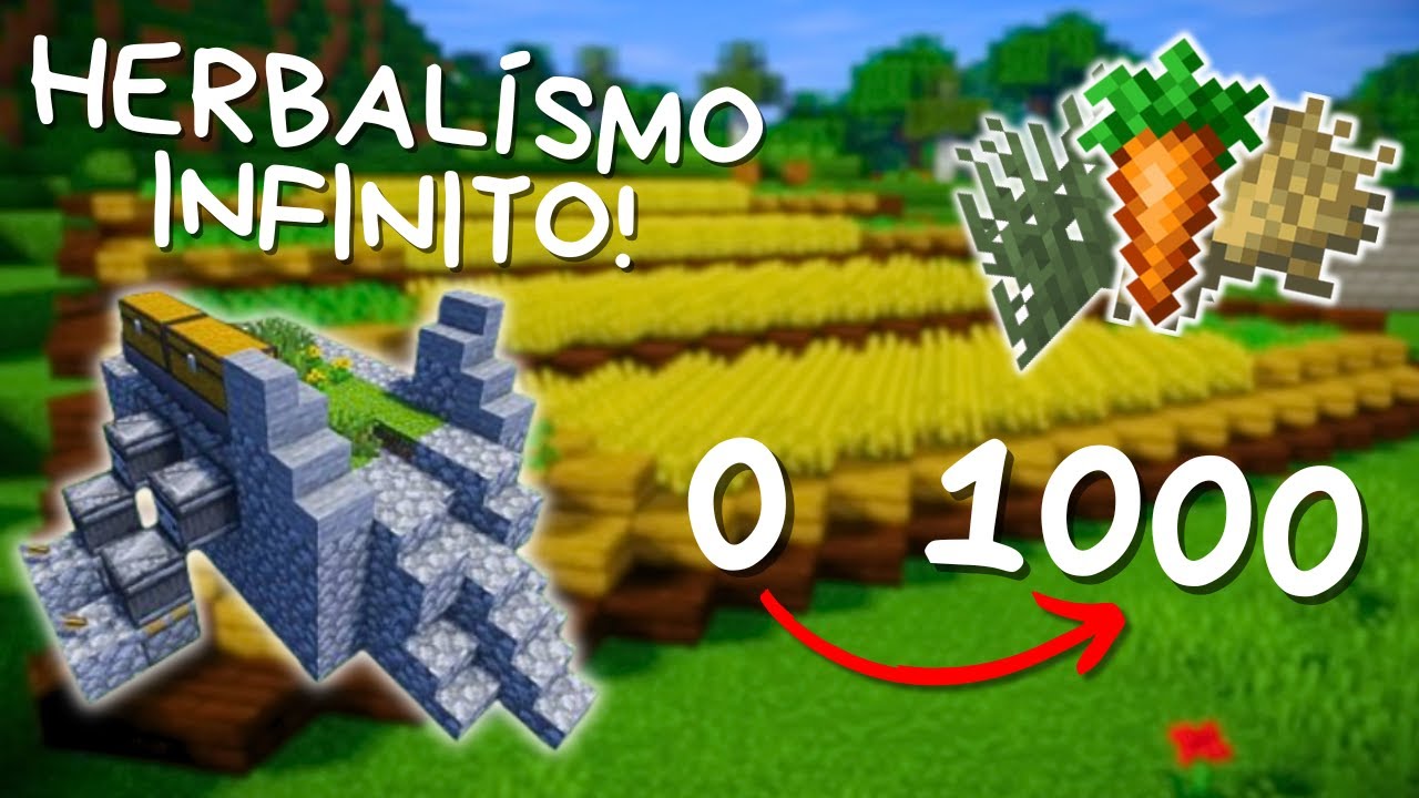QUEBRANDO O MCMMO EM 5 MINUTOS: M&Aacute;QUINA DE HERBALISMO INFINITO - #REDEREVO