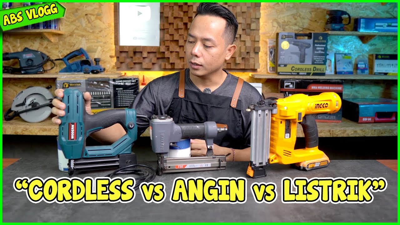 Paku Tembak Listrik vs Angin vs Cordless – Mana Paling Tepat? Hasilnya Mengejutkan!