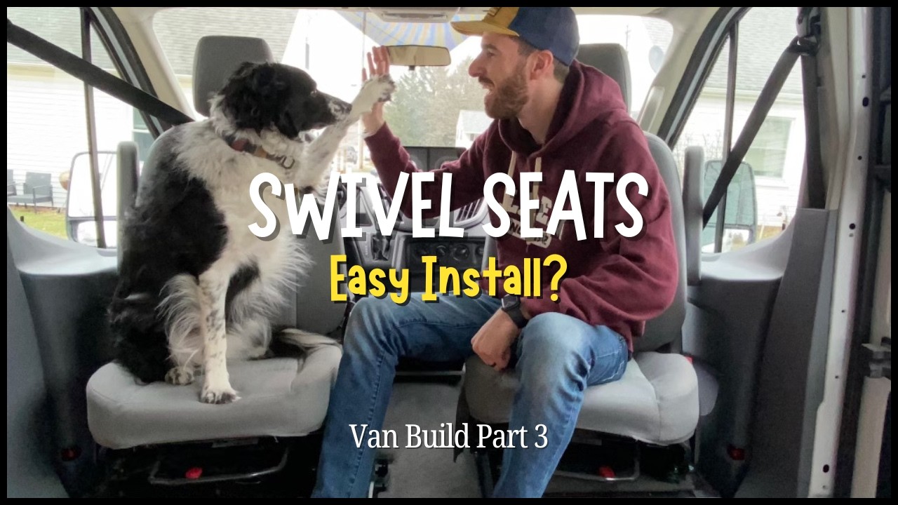 Van Build Part 3 | Swivel Seats with Transit Brake Relocator Kit | DON'T MAKE THESE MISTAKES