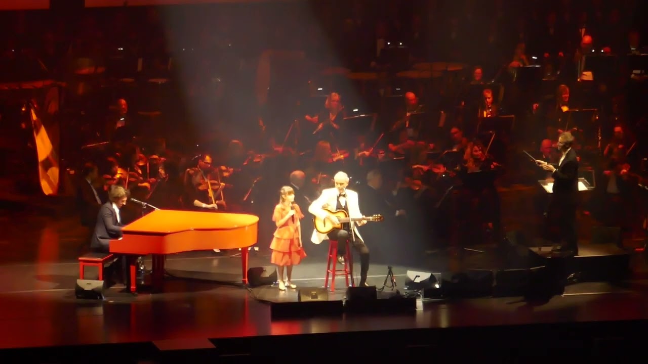 Andrea Bocelli Concert Over The Rainbow Virginia Bocelli Honda Center Anaheim California Dec 4, 2022