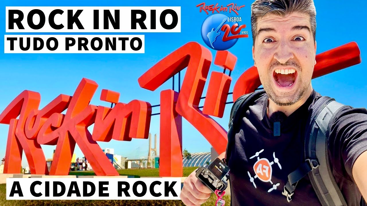 ROCK IN RIO 2024 - TUDO PRONTO - A CIDADE ROCK - Lisboa