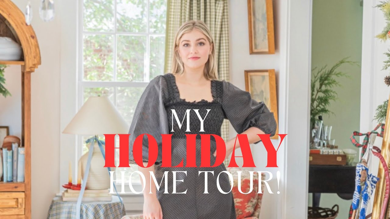 My Holiday HOME TOUR! English cottage Christmas style ✨