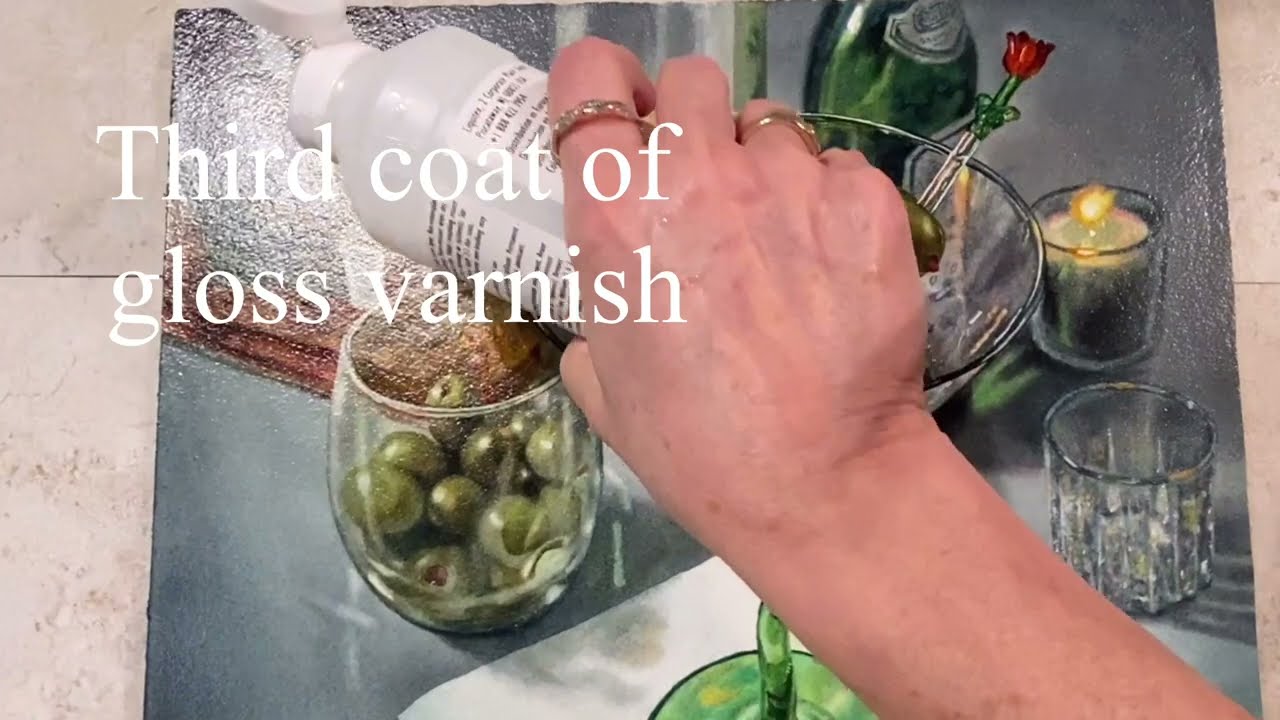 Mounting and Varnishing A Watercolor by Kathleen Giles