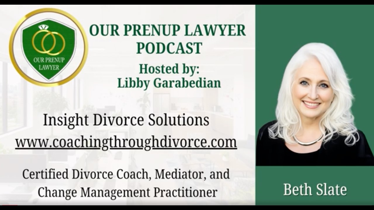 Our Prenup Lawyer: Guest Beth Slate - Founder of Insight Divorce Solutions