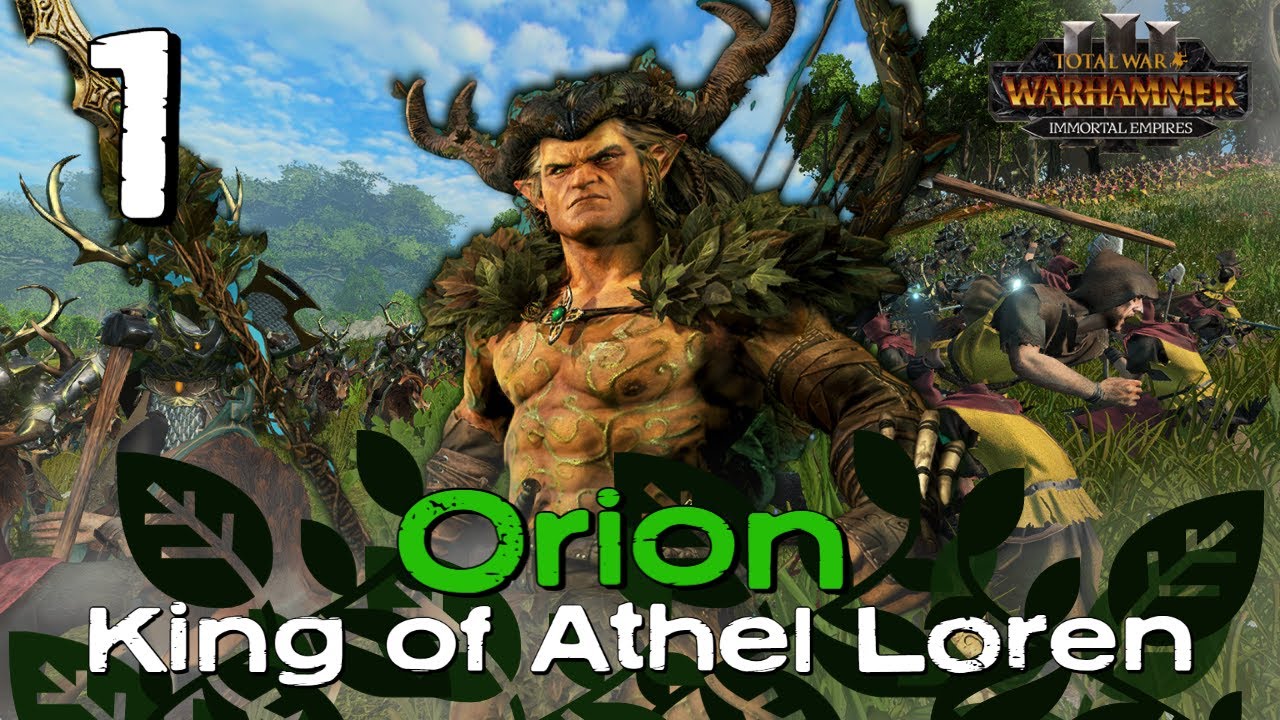 THE GOD-KING RISES!! | Orion Immortal Empires Modded Wood Elves Story Campaign | Part 1