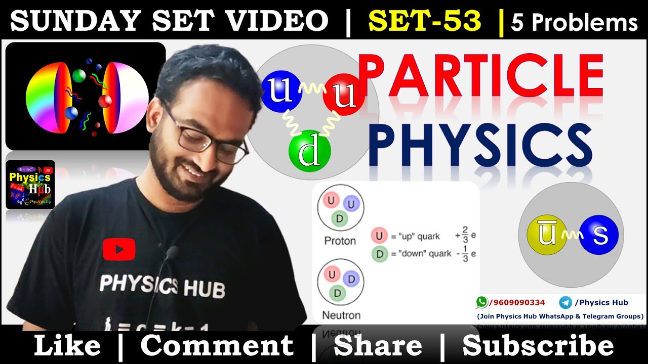 SET 53 |Particle Physics | Best 5 Solved Problems | Sunday SET Video (SSV) | Physics Hub