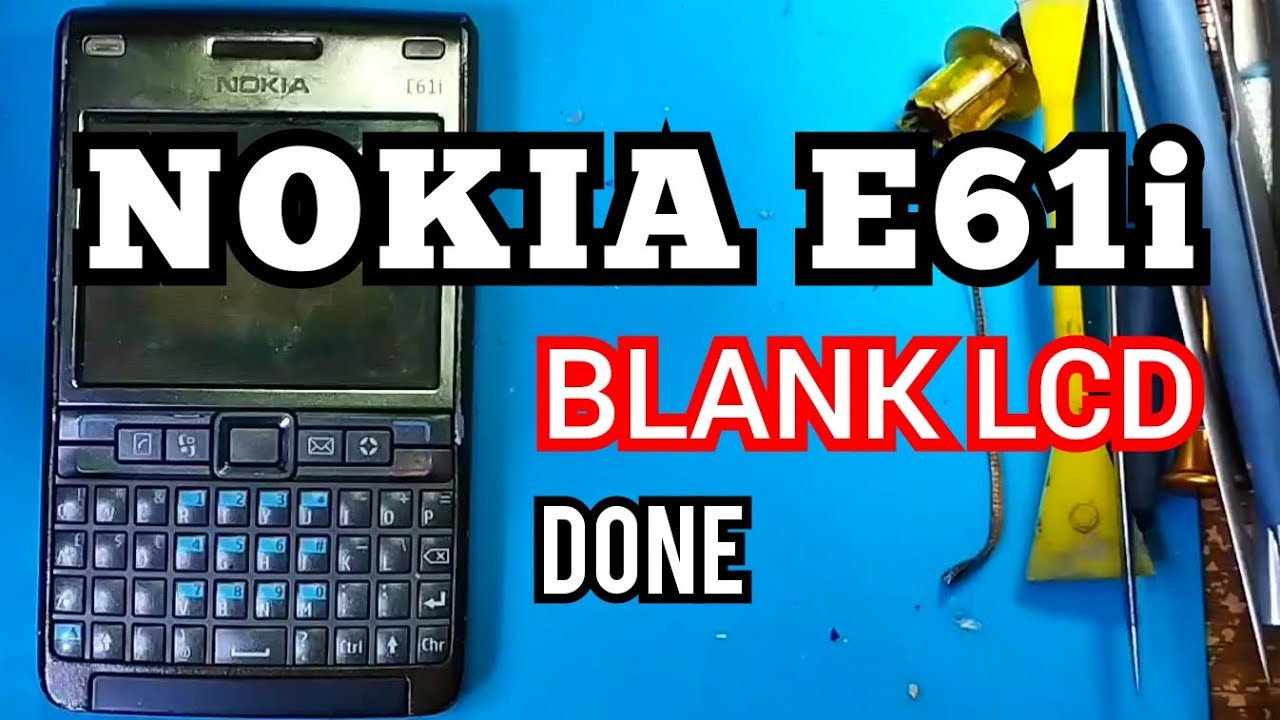 NOKIA E61i HP SERVICE RESTORATION from scrap