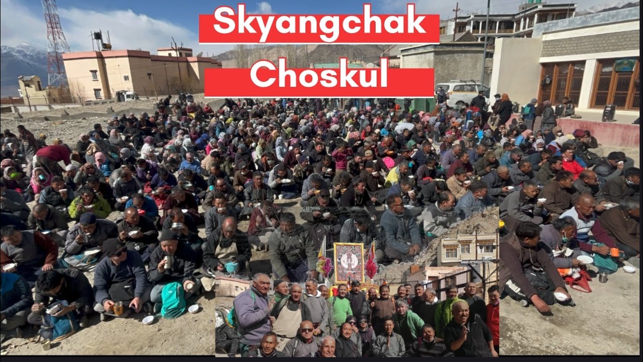 Today Gochak at leh . My vlog on services for Gochak @skyangchakchoskul tsok pa