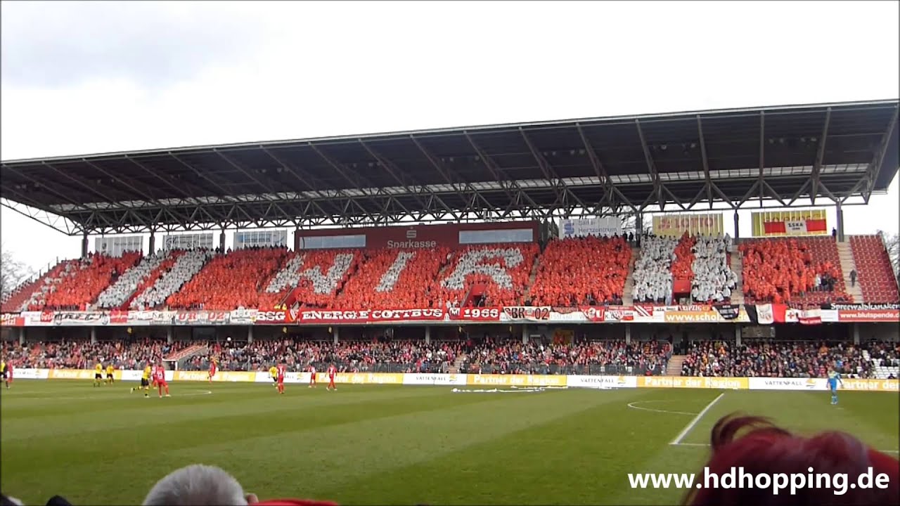 50 Jahre FC Energie Cottbus - Choreo, Pyro & Support