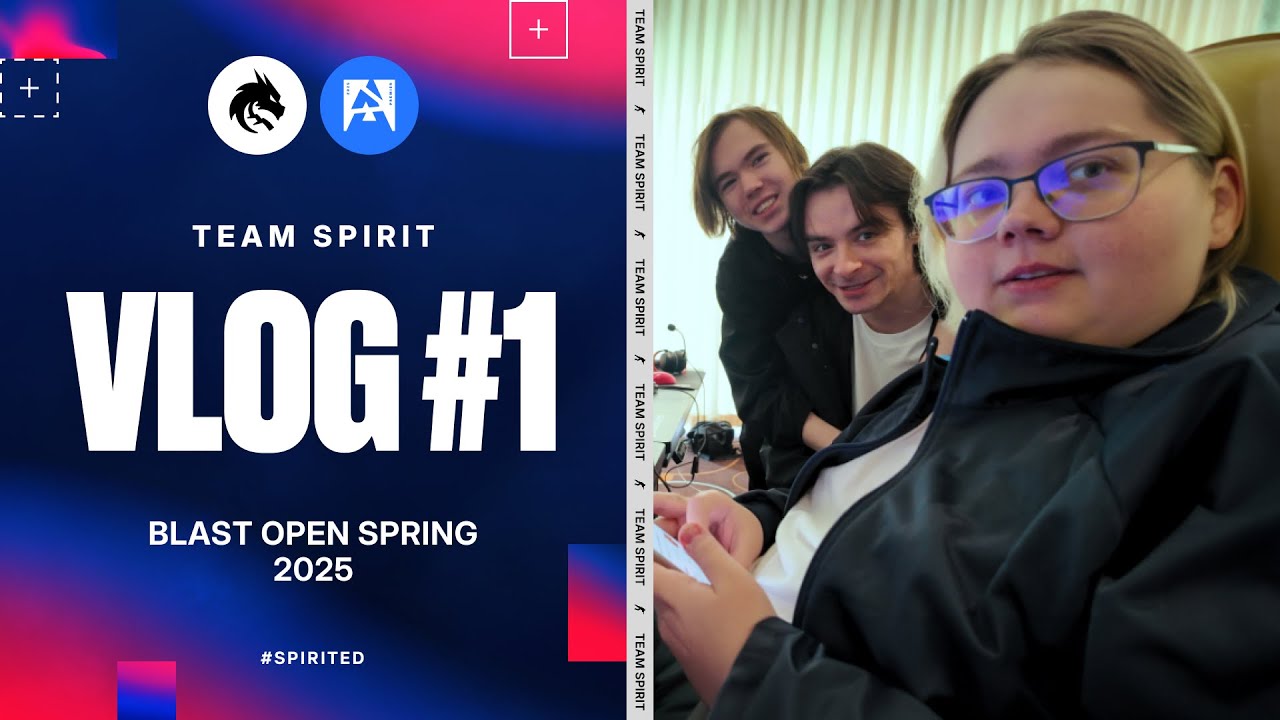 TEAM SPIRIT: BLAST OPEN LISBON 2025. VLOG 1