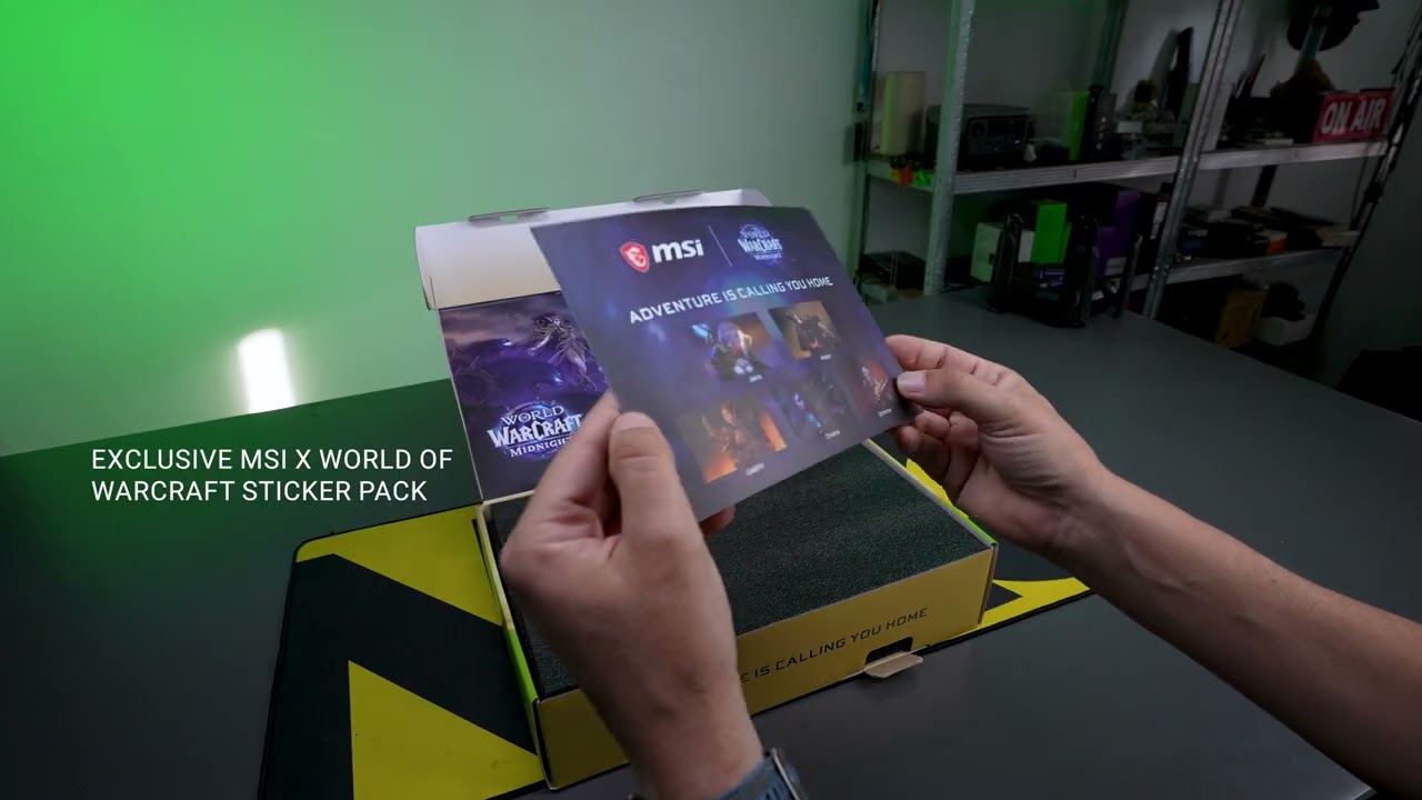 MSI &times; World of Warcraft: Midnight GeForce RTX 5070 Unboxing