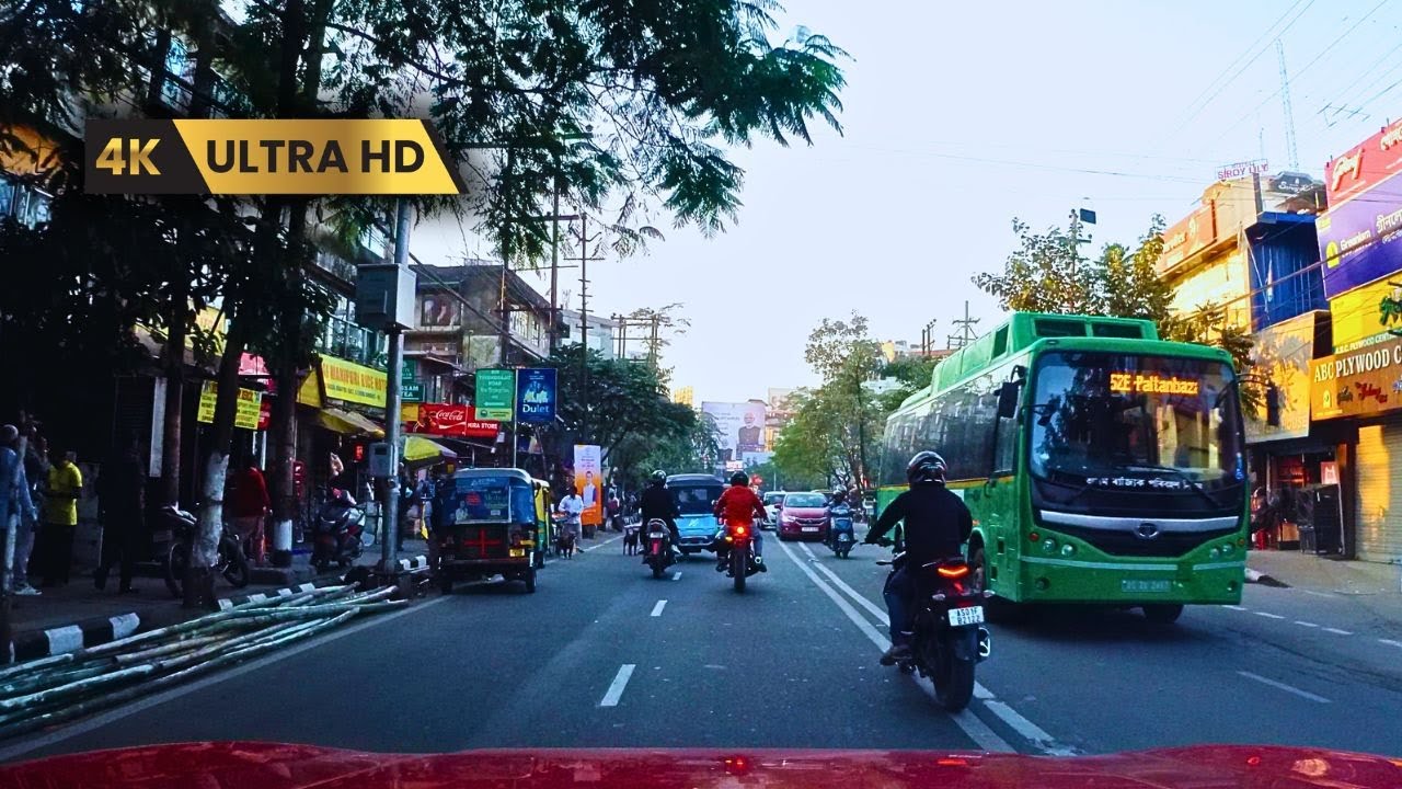 Guwahati, India - City Drive !! 4K POV Drive