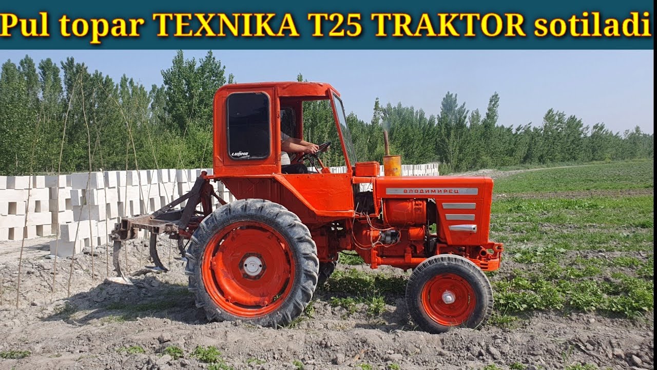 ☎️ 99 435 37 33   Pul topar texnikalardan T25 TRAKTOR sotiladi