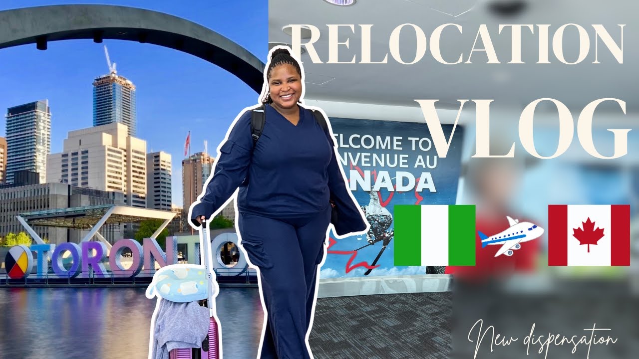 Relocating from Nigeria 🇳🇬 to Canada 🇨🇦 | Travel Day Vlog + Air France Review & Damaged Luggage