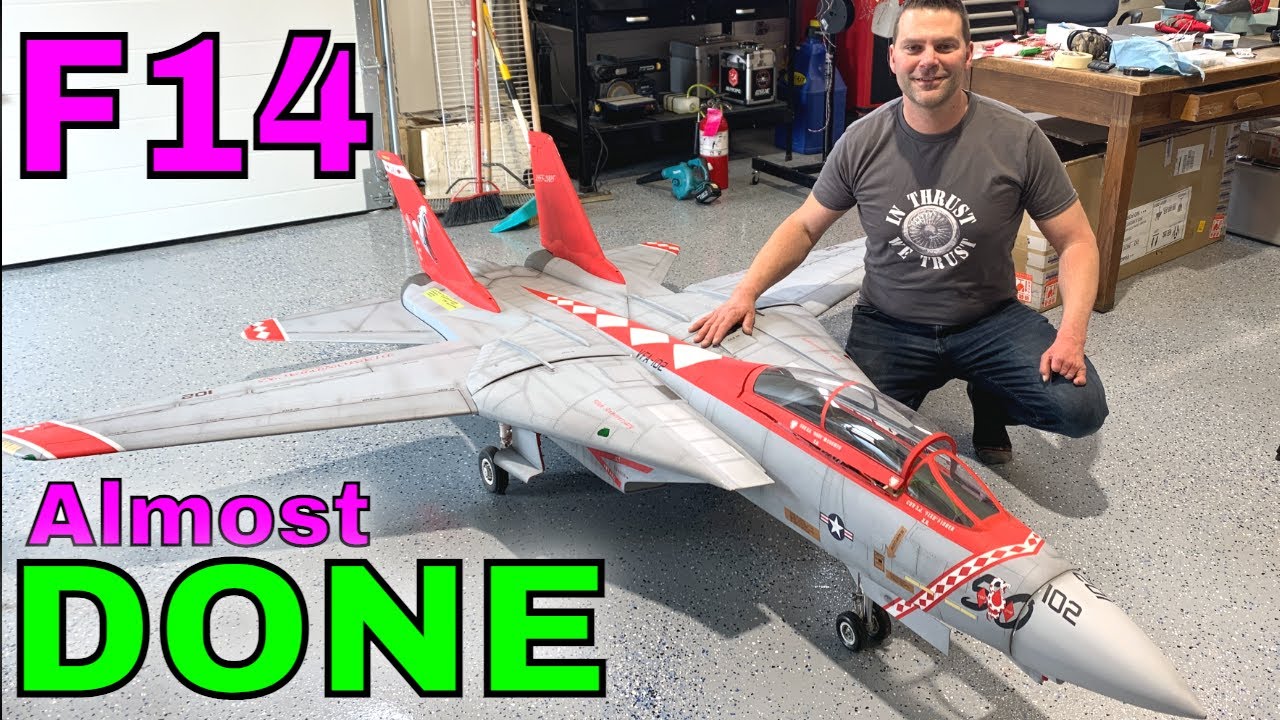 THE GIANT F-14 is Almost Done - Skymaster F14 Topgun Twin Turbine