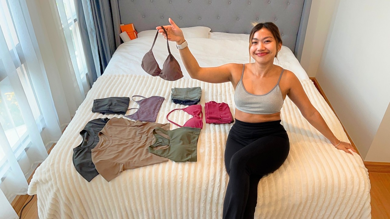 รีวิวชุดออกกำลังกาย | UNIQLO, H&M, PRIMARK and SHEIN