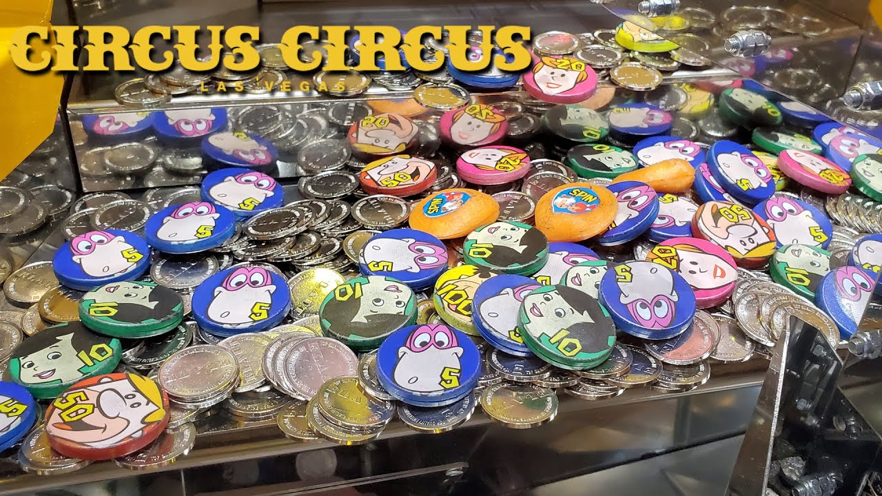 Выиграйте БОЛЬШОЙ БОНУС в ЛАС-ВЕГАСЕ! Flintstones Coin Pusher в казино Circus Circus