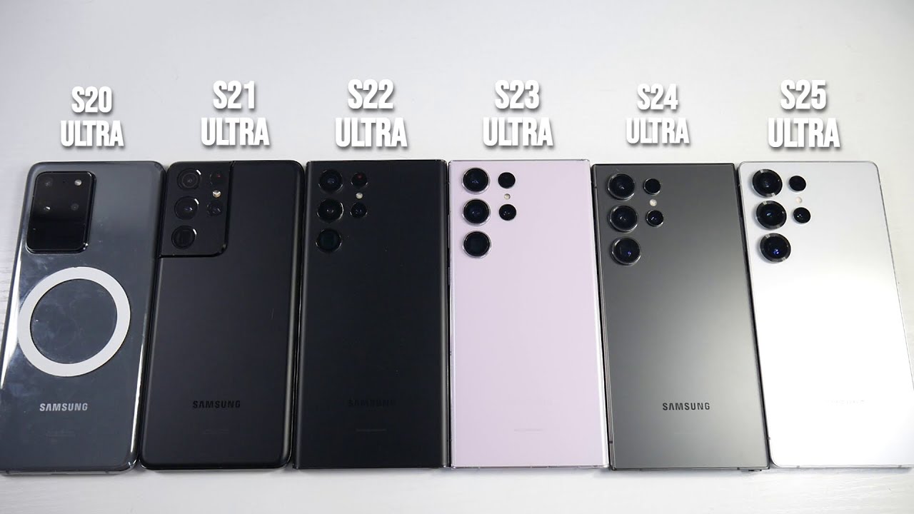 S20 Ultra против S21 Ultra против S22 Ultra против S23 Ultra против S24 Ultra против S25 Ultra! К...