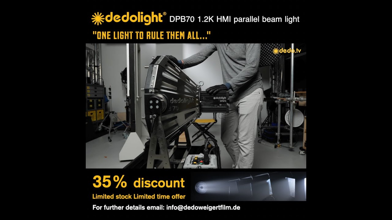 dedolight DPB70 overview: One light to rule them all... 35% discount