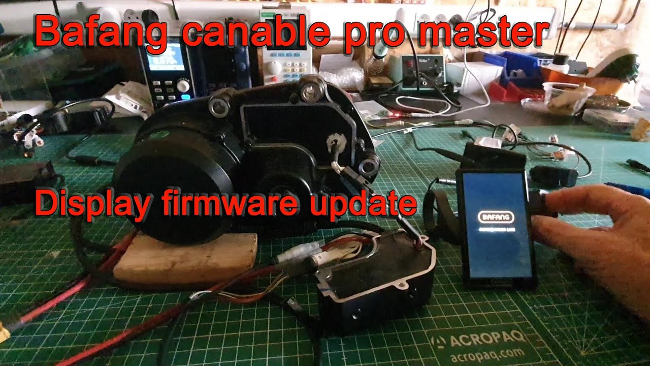 Firmware update Bafang display DP C010.CN - DP C080.CB