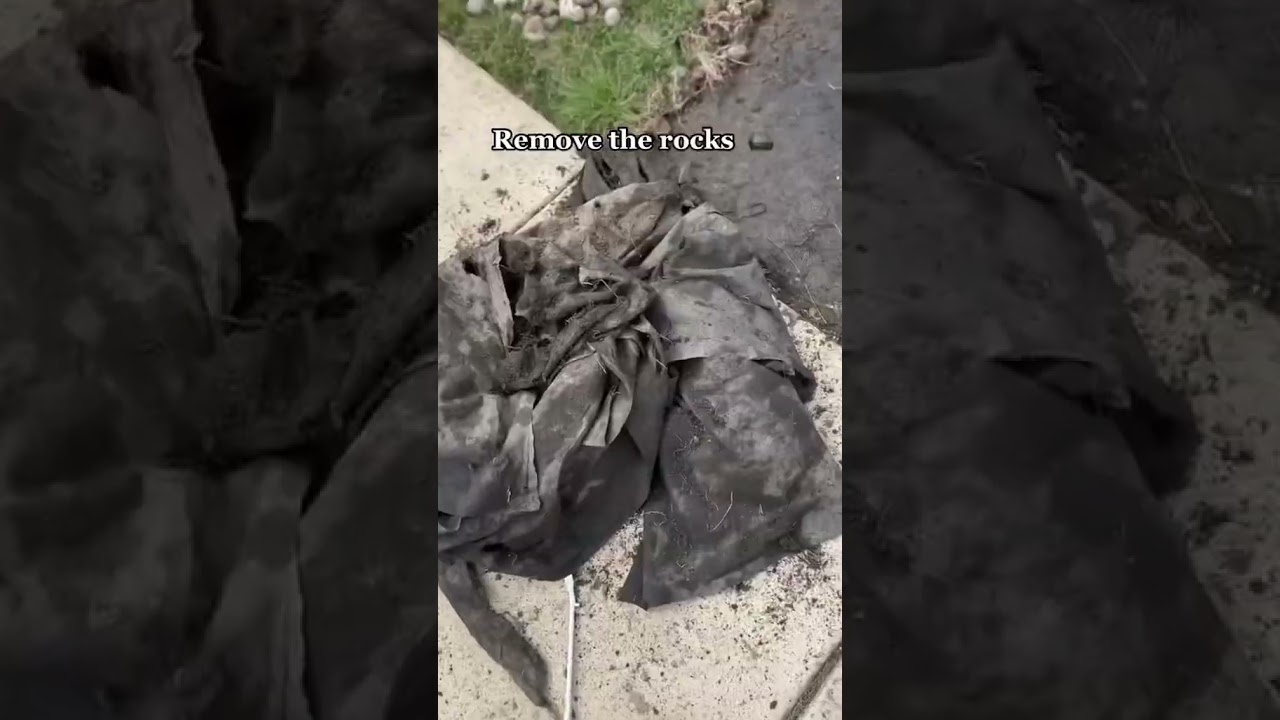 How to Remove Weeds in a Garden Rock bed⛲️
