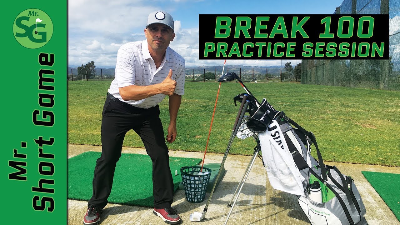 How To Break 100 Golf Practice Session || Golf Tips