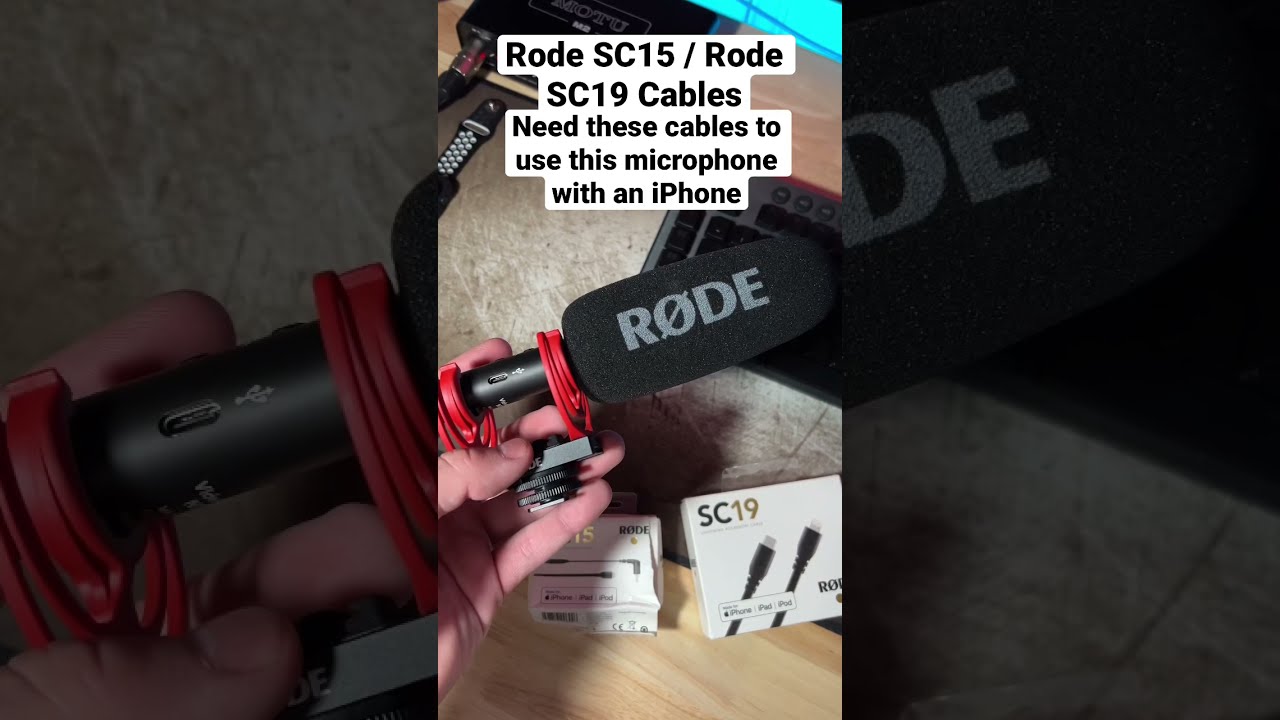 Использование Rode VideoMic NTG на iPhone
