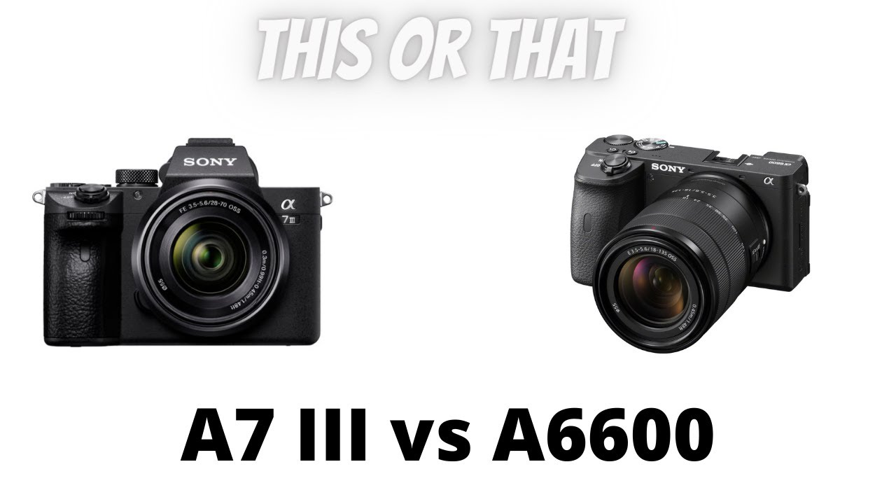 A7 III vs A6600 | Which is better? |SonyAlpha