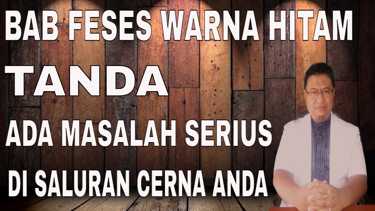 Waspadai  bila buang air besar anda berwarna hitam !!!