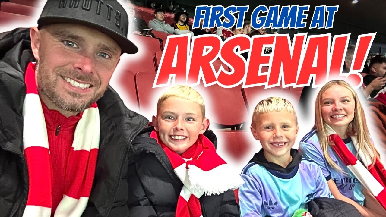 THEIR FIRST GAME AT THE EMIRATES STADIUM!