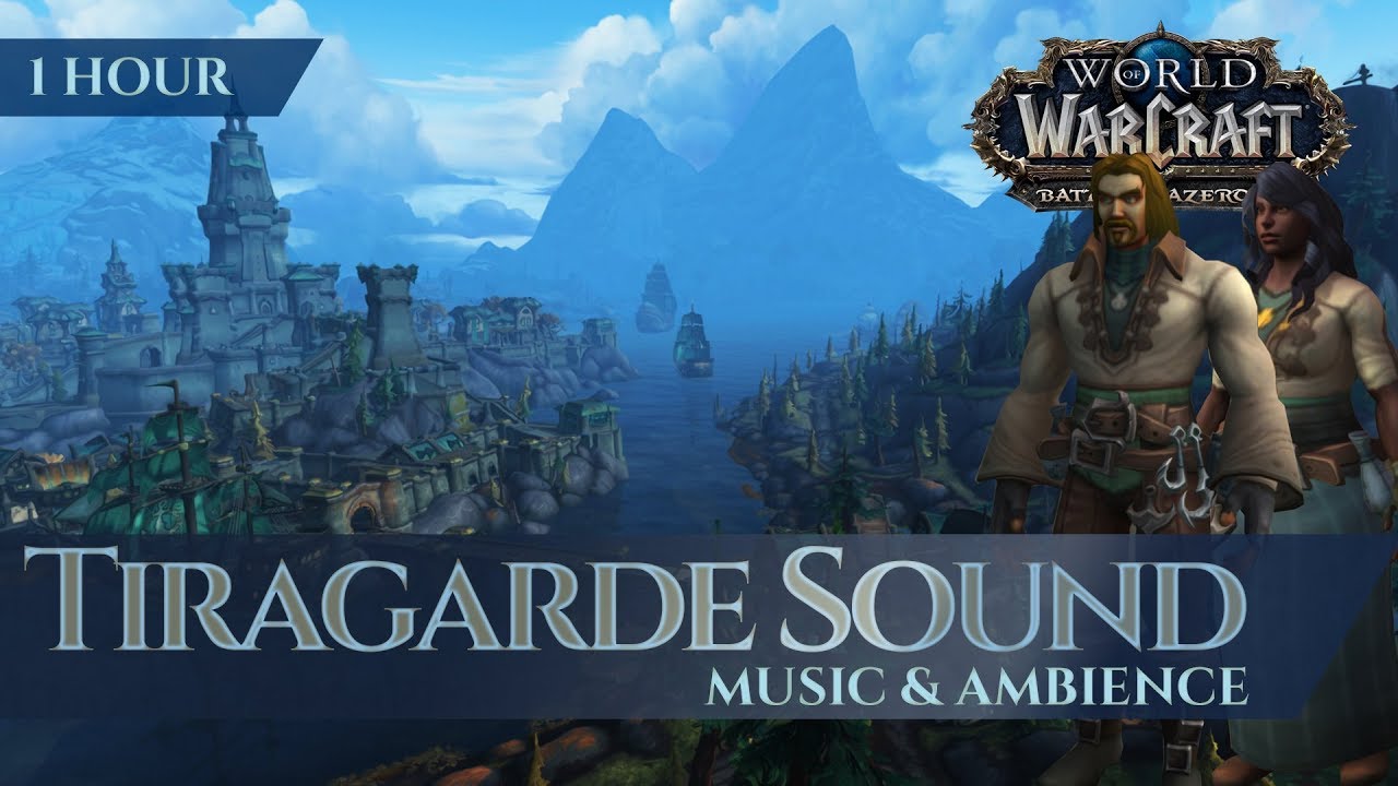 Tiragarde Sound - Music & Ambience (1 hour, 4K, World of Warcraft Battle for Azeroth aka BfA)