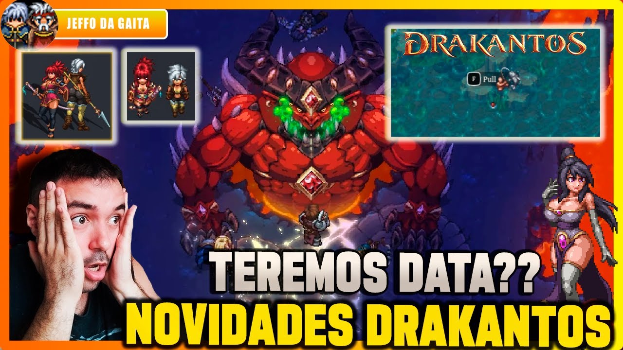Novidades do DRAKANTOS? React !! agora vai sobrar algo pro beta?