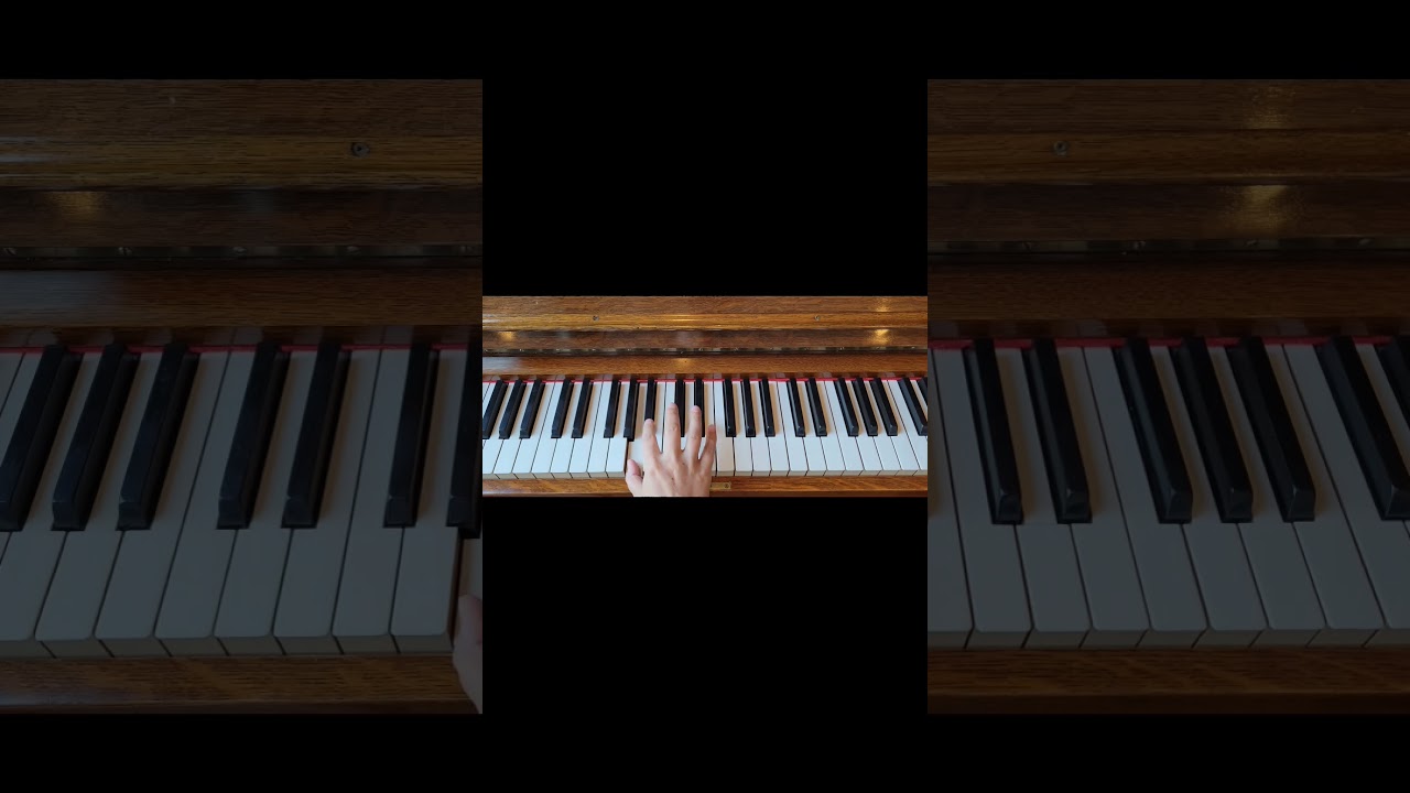 How to play A Minor Natural scale with Right Hand #piano #music