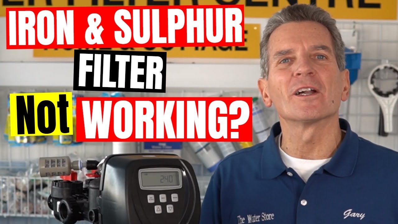 IRON & SULPHUR WATER FILTER TROUBLESHOOTING and Repair in 7 Easy Steps