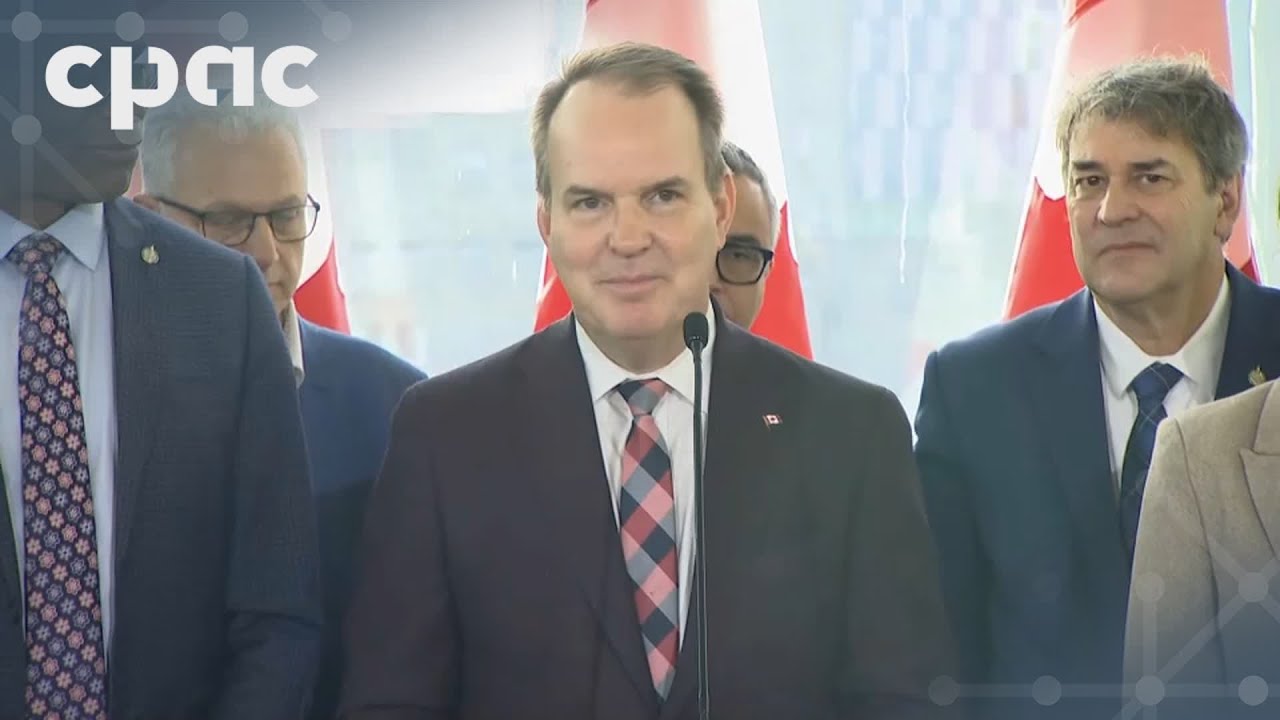 Le ministre MacKinnon annonce le premier segment du TGV Montr&eacute;al&ndash;Ottawa &mdash; 12 d&eacute;cembre 2025