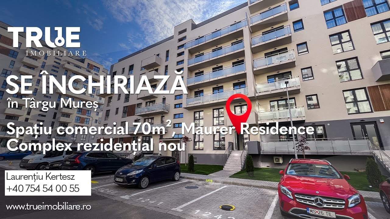 🏢 Spațiu comercial de închiriat, 70m² – Maurer Residence, bloc B23