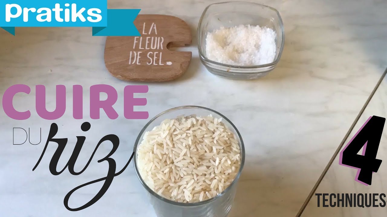 Recette de cuisine : 4 techniques pour cuire du riz