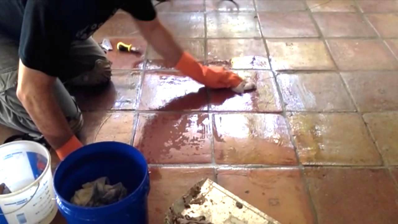 How To Strip Saltillo Tile