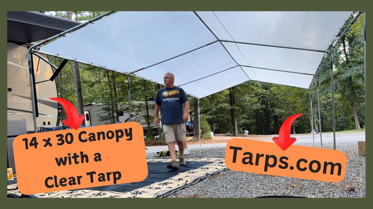 Large Canopy for Camping / Tarps.com