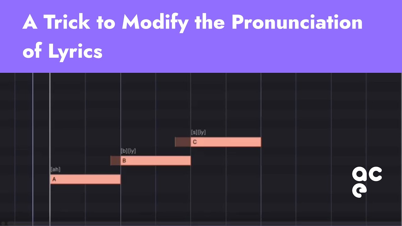 ACE Studio Tips: A Trick to Modify the Pronunciation of Lyrics