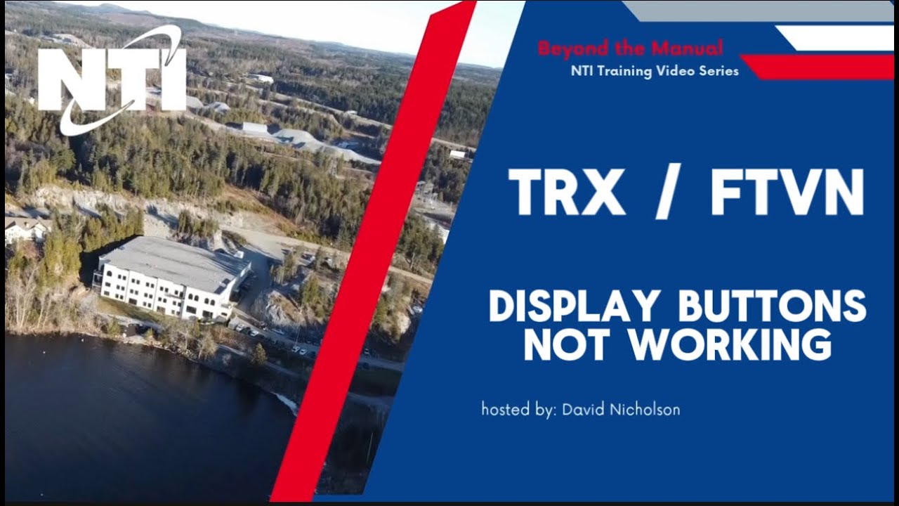 NTI Boilers - TRX // FTVN - Display Buttons Not Working